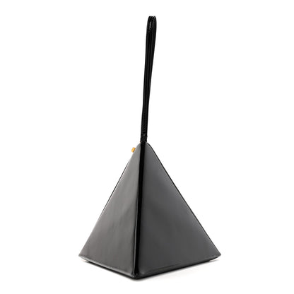 Saint Laurent Patent Pyramid Clutch Black 3 of 11