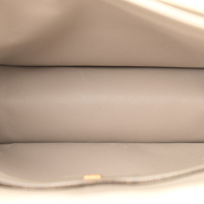 Salvatore Ferragamo Calfskin Quilted Gancini Flap Bag Peony 5 of 13