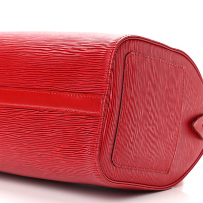 Louis Vuitton Epi Speedy 25 Castillan Red 9 of 10