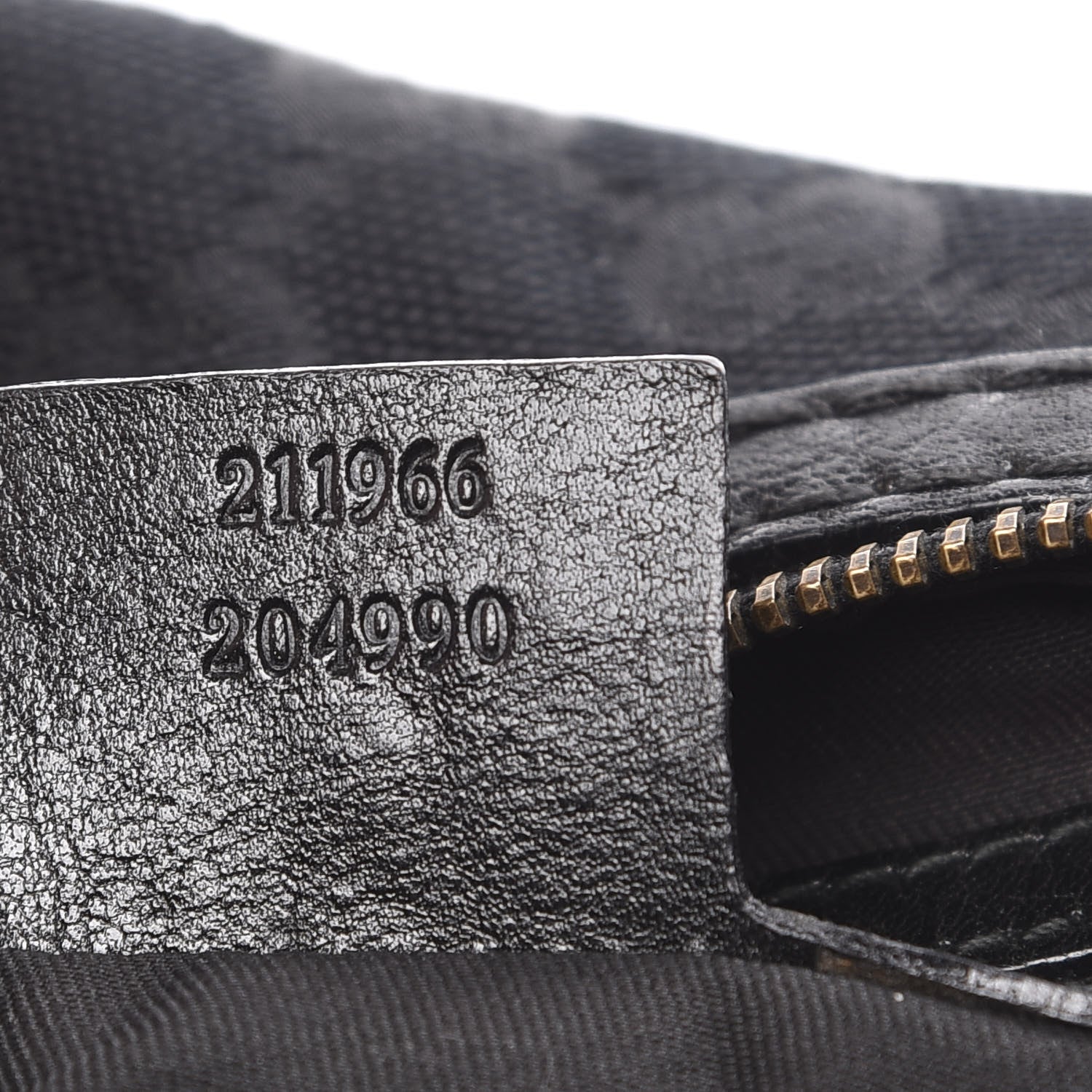 Gucci Monogram Medium Jockey Hobo Black 7 of 16