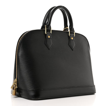 Louis Vuitton Epi Alma PM Black 2 of 9