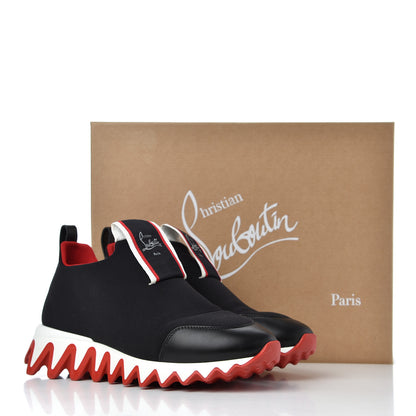 Christian Louboutin Neoprene Tiketa Flat Sneakers 37.5 Black 22 of 22