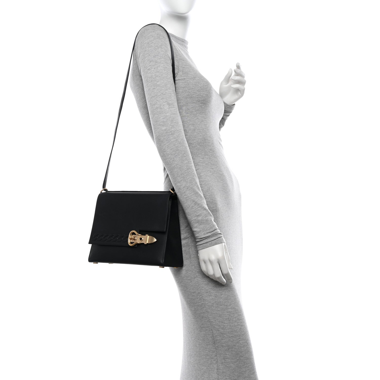 Hermes Swift Boucle Sellier Bag Black 2 of 14