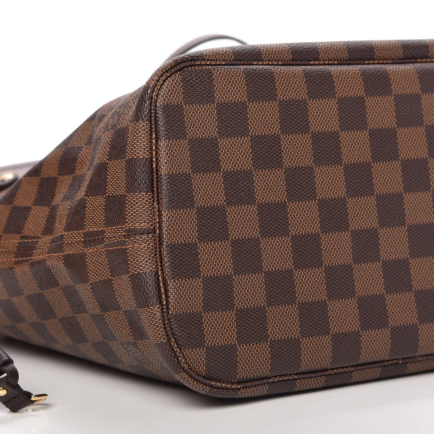 Louis Vuitton Damier Ebene Neo Neverfull MM Rose Ballerine 6 of 12