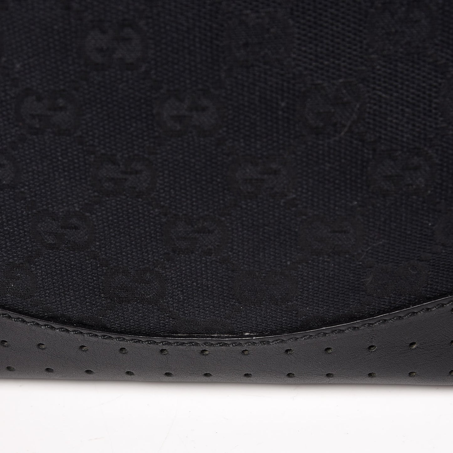 Monogram Small Perforated Messenger Black