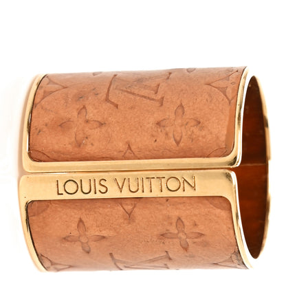 Louis Vuitton Calfskin Monogram Embossed Skin 2 Ring Set M 46/3.75 4 of 4