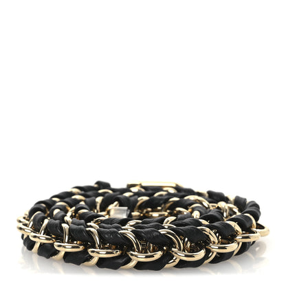 Louis Vuitton Calfskin Multi Pochette Chain Shoulder Strap Black Gold 2 of 4