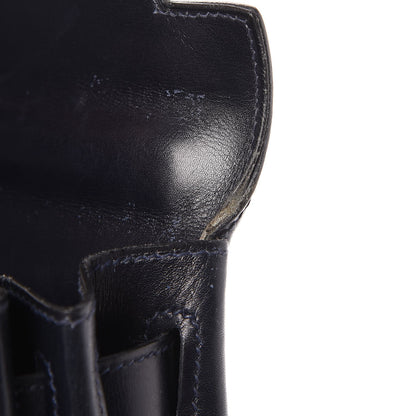 Hermes Box Kelly Retourne 28 Indigo 37 of 38