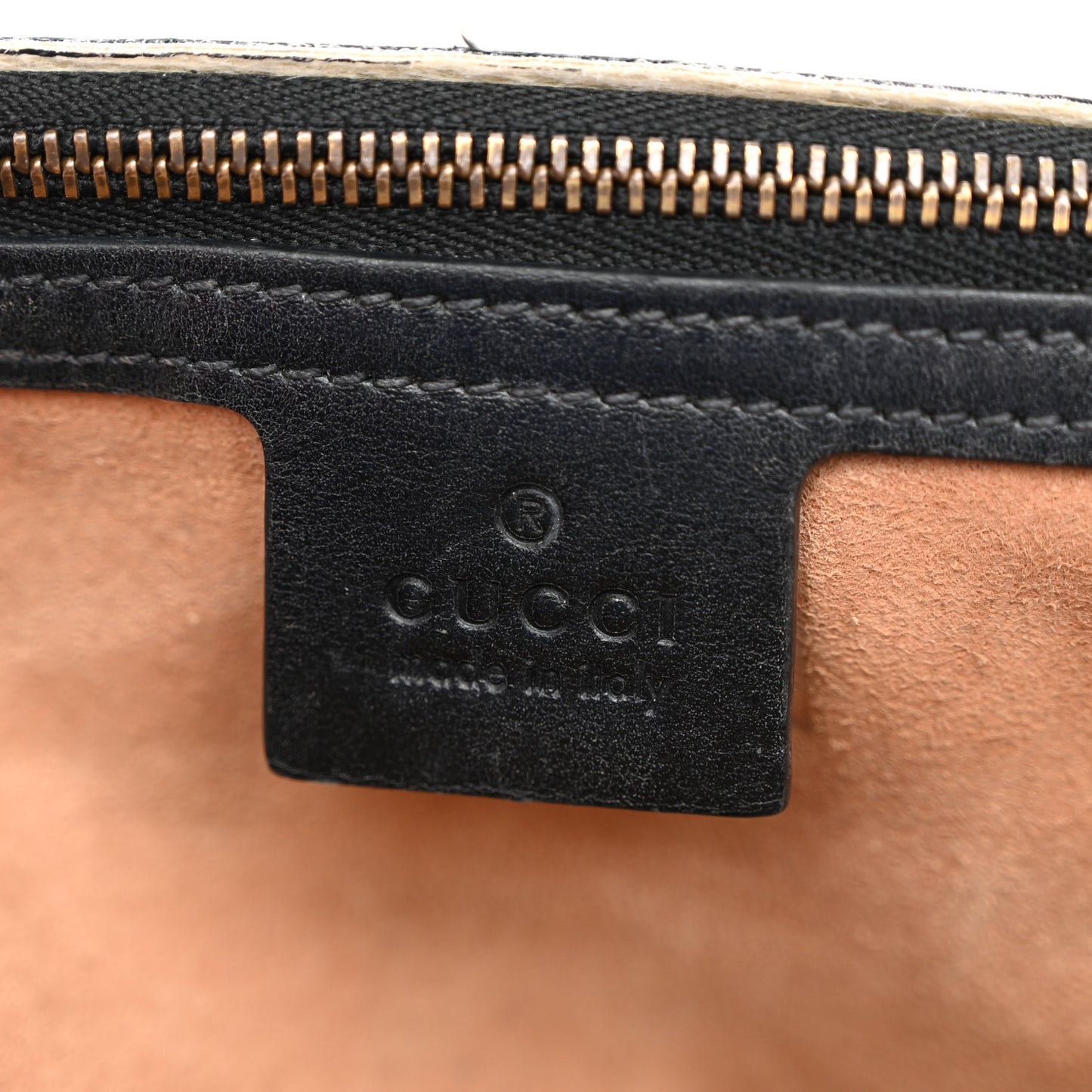 Calfskin Matelasse Small GG Marmont Shoulder Bag Black