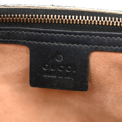 Gucci Calfskin Matelasse Small GG Marmont Shoulder Bag Black 6 of 12