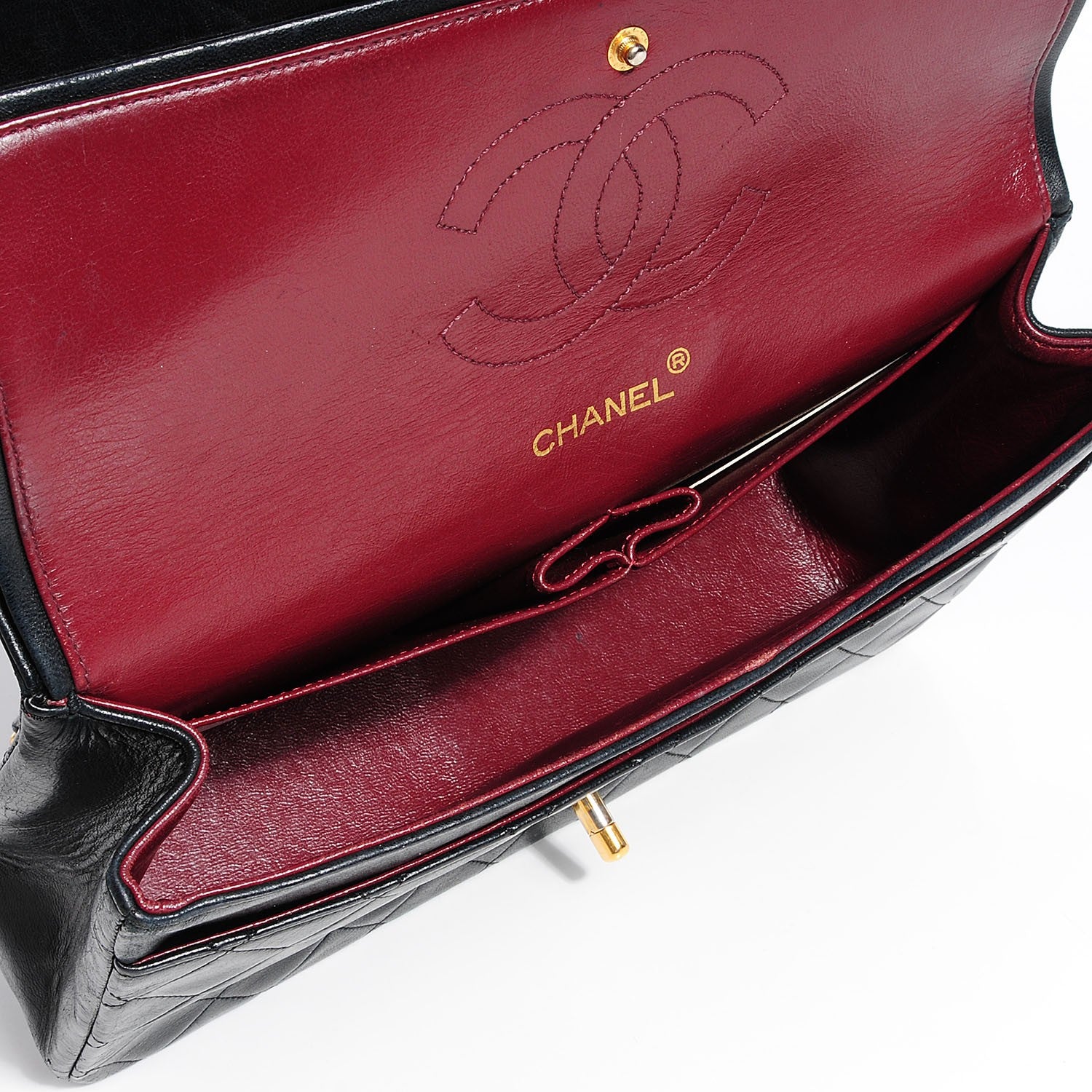 Chanel Lambskin Medium Double Flap Black 5 of 9