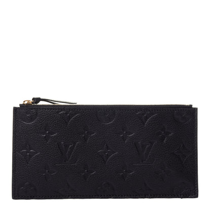 Louis Vuitton Empreinte Felicie Chain Wallet Zippered Insert Black 1 of 8