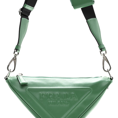 Prada Grace Lux Triangle Shoulder Bag Mango 7 of 9