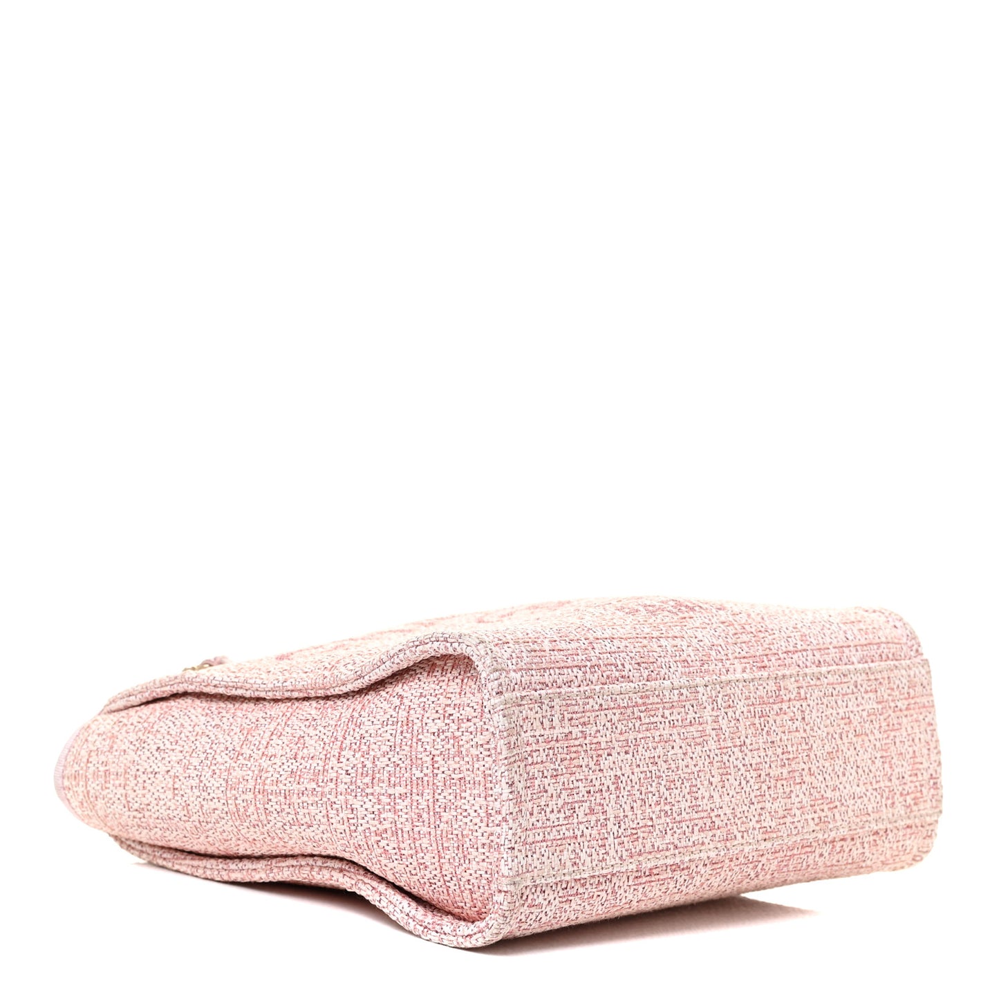 Lurex Boucle Mini Deauville Tote Pink