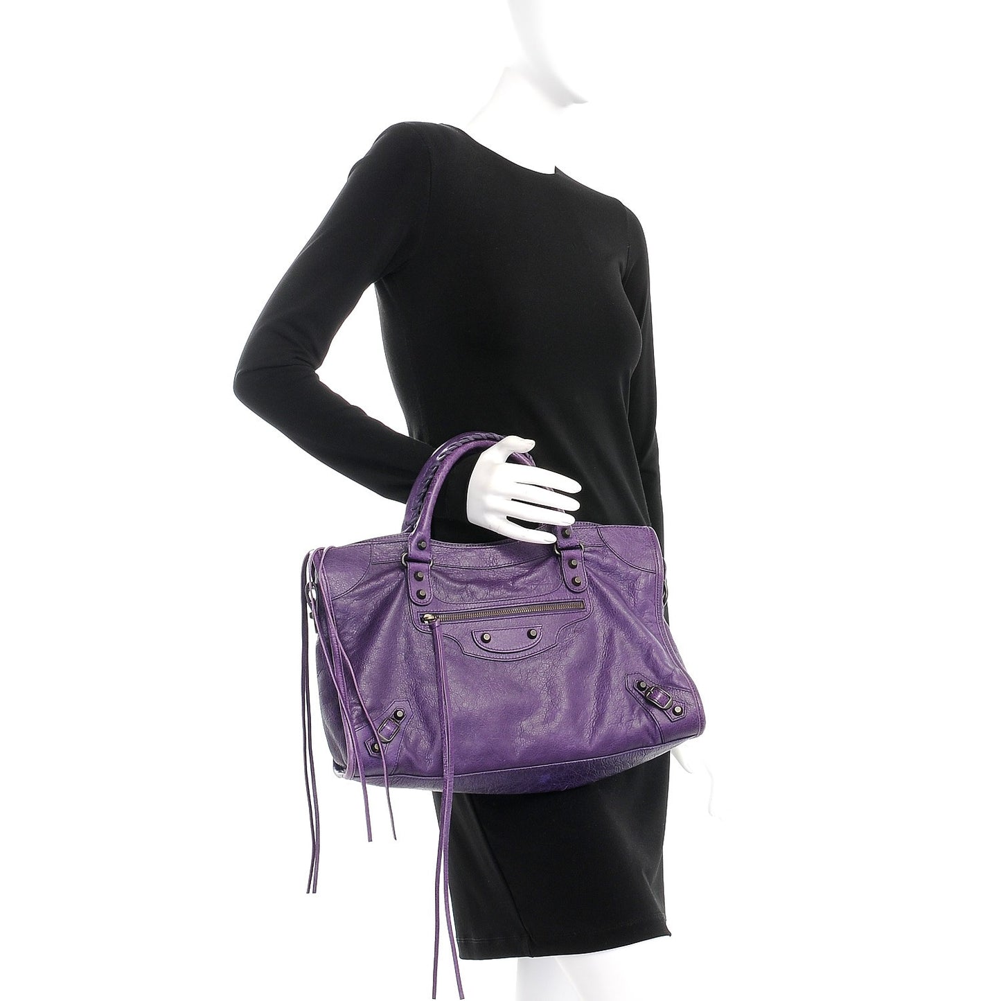 Agneau Classic Hardware City Dark Violet