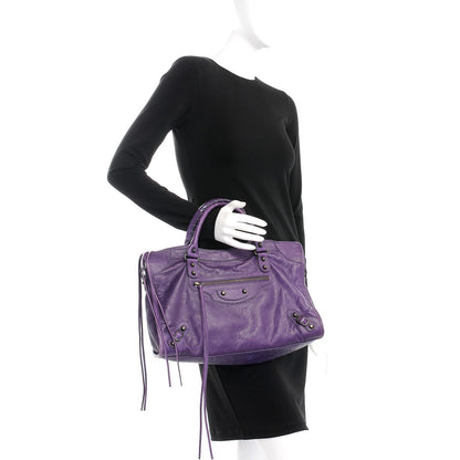 Balenciaga Agneau Classic Hardware City Dark Violet 3 of 11