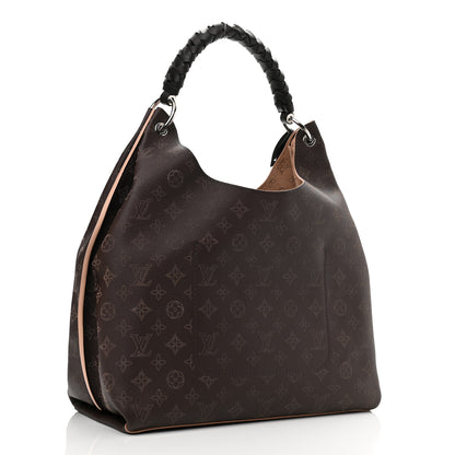 Louis Vuitton Mahina Carmel Hobo Chocolate 3 of 10