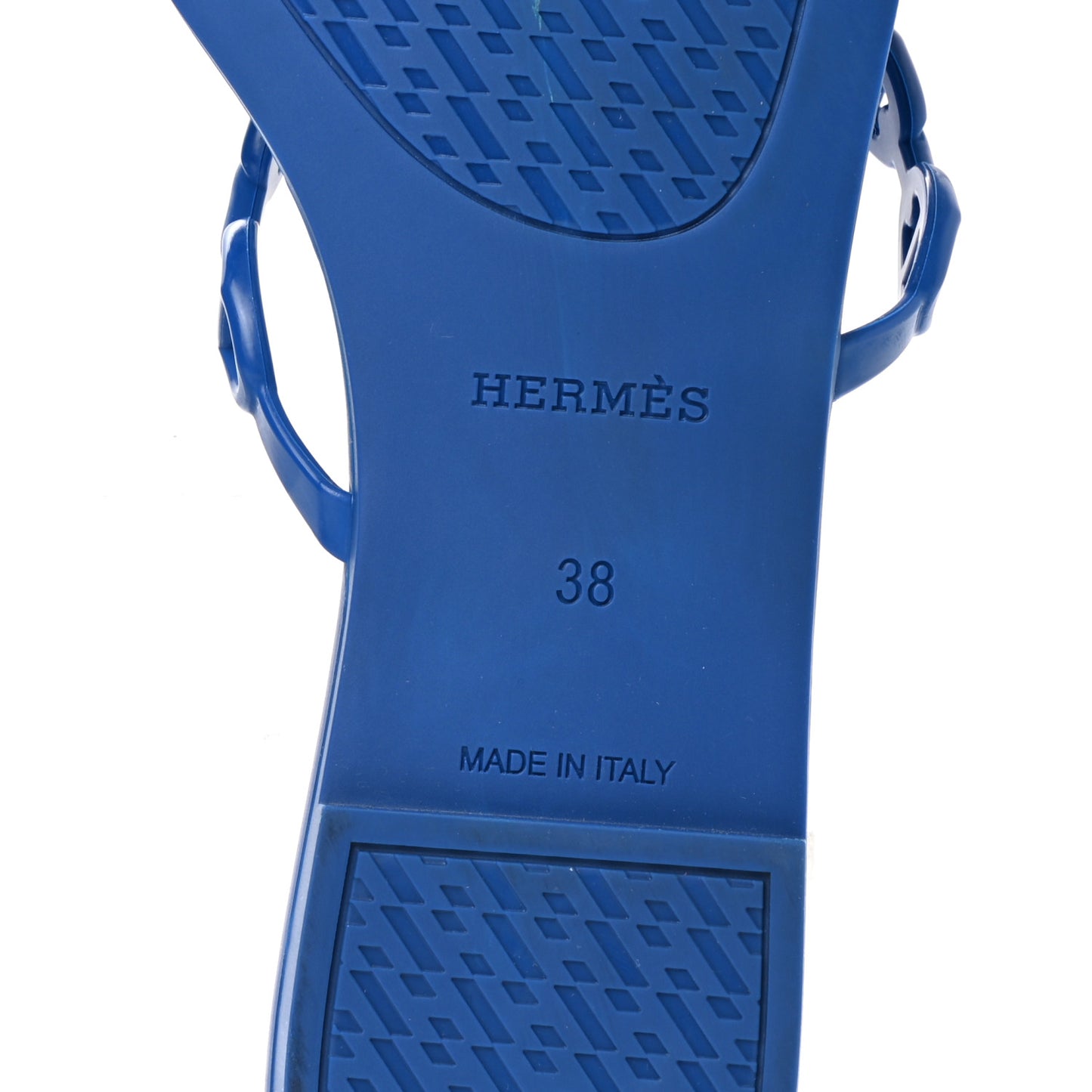 Rubber Chaine d'Ancre Rivage Sandals 38 Bleu Smalt