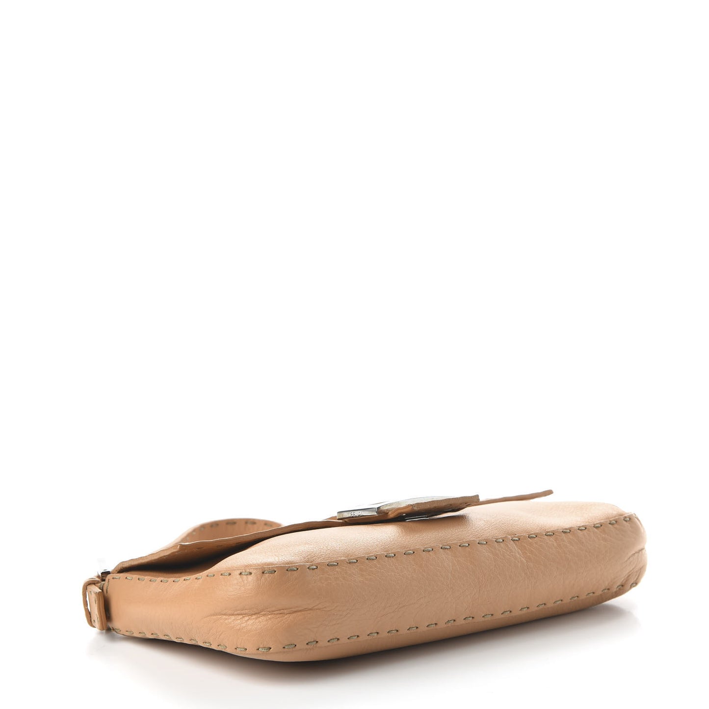 Calfskin Romano Selleria Baguette Beige
