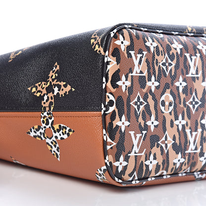 Louis Vuitton Monogram Giant Jungle Neverfull MM Black 8 of 11
