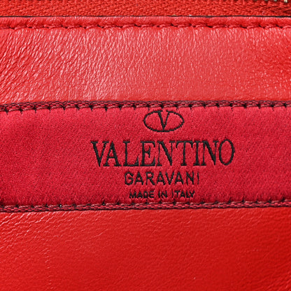Valentino Garavani Suede Rockstud Spike Wallet on Chain Bright Blue 6 of 12