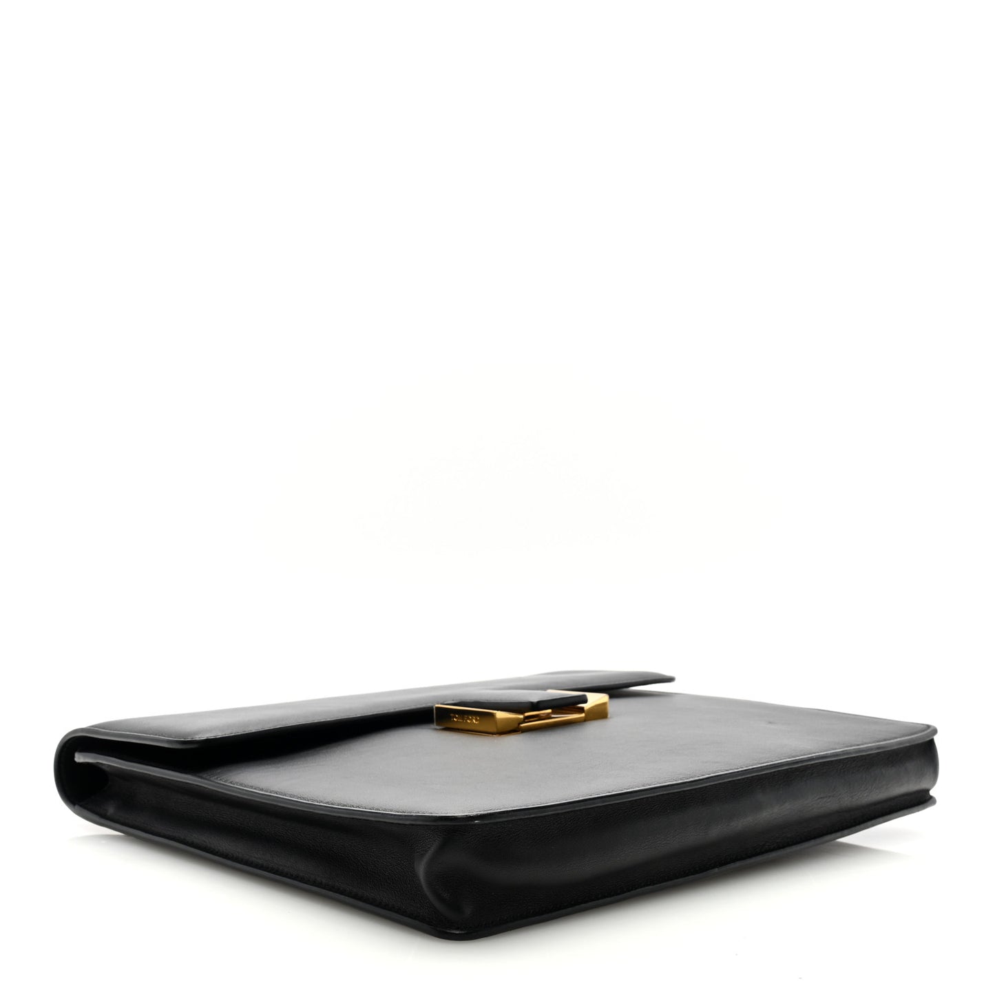 Calfskin Sienna Clutch Black