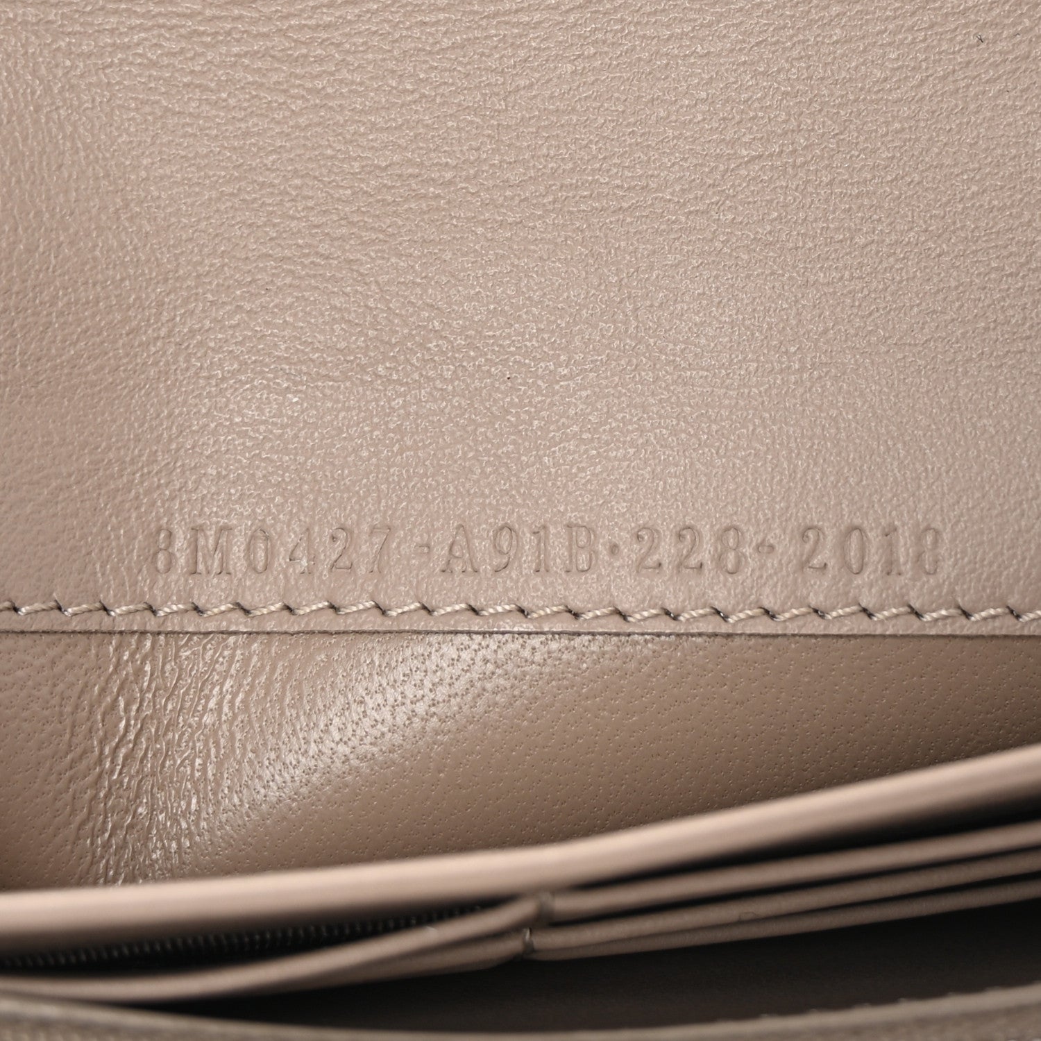 Fendi Cuoio Romano Vitello Grace Selleria Peekaboo Continental Wallet Corda 7 of 7