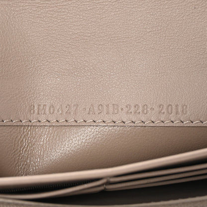 Fendi Cuoio Romano Vitello Grace Selleria Peekaboo Continental Wallet Corda 7 of 7
