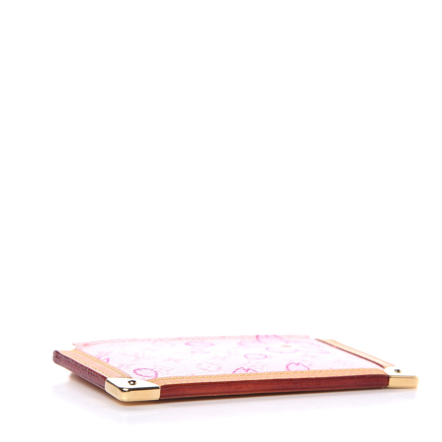 Monogram Cherry Blossom Key Pouch Pink