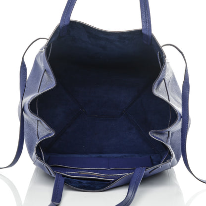 Celine Soft Grained Calfskin Medium Belt Cabas Phantom Indigo 5 of 8