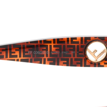 Fendi Acetate F is Fendi FF Cat Eye Sunglasses FF 0360/G/S Havana 6 of 7