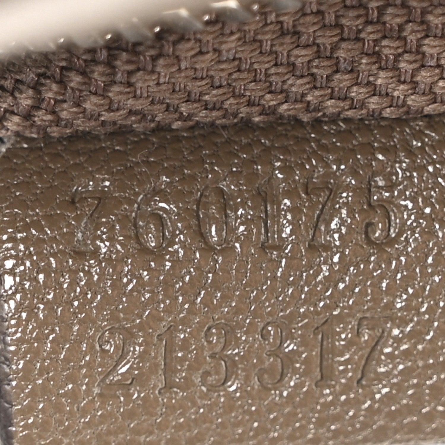 Gucci Sakai Be Green Calfskin Diagonal Stitched Mini Blondie Shoulder Bag Craclet Brown 7 of 10
