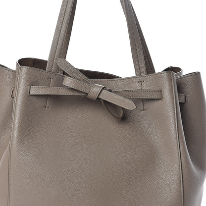 Celine Soft Grained Calfskin Small Belt Cabas Phantom Taupe 7 of 9