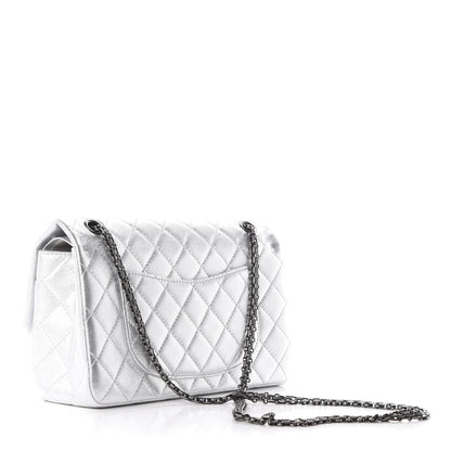 Chanel Metallic Lambskin Quilted 2.55 Reissue 226 Flap Silver 4 of 12