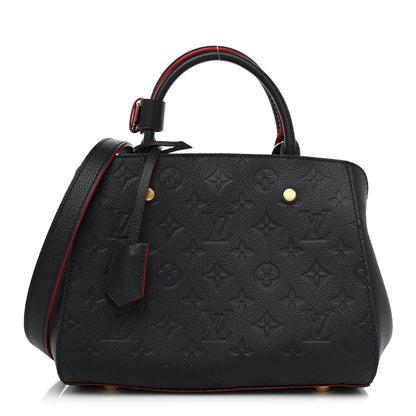 Louis Vuitton Empreinte Montaigne BB Marine Rouge 1 of 10