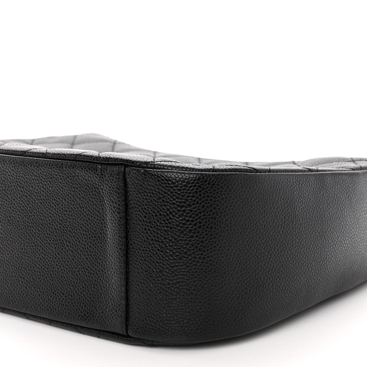 Caviar Quilted Timeless CC Shoulder Bag Black
