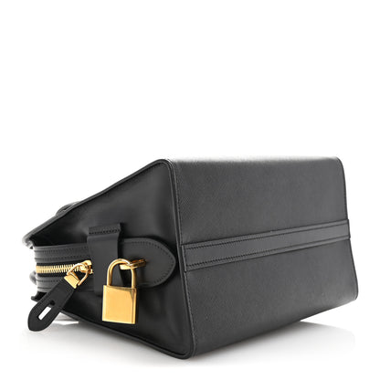 Prada Saffiano City Calfskin Small Esplanade Black 5 of 16