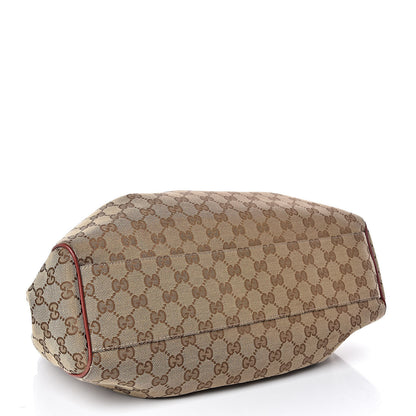 Gucci Monogram Medium Sukey Tote Dark Red 4 of 11