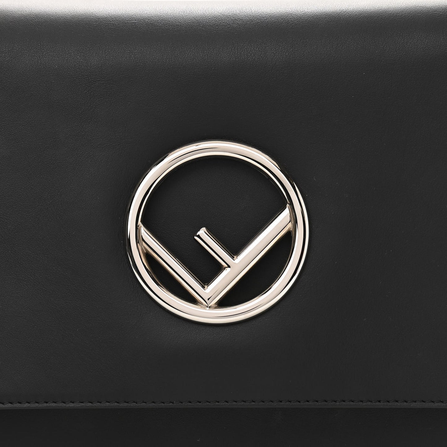 Vitello Century Opaco F is Fendi Kan I Shoulder Bag Black