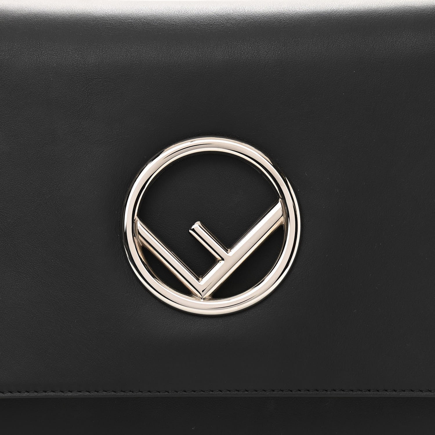 Fendi Vitello Century Opaco F is Fendi Kan I Shoulder Bag Black 8 of 11