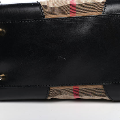 Burberry House Check Small Canterbury Tote Black 10 of 10
