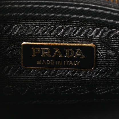 Prada Saffiano Lux Mini Boston Crossbody Bag Black 7 of 11