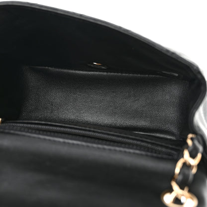 Chanel Lambskin Quilted Mini Square Flap Black 5 of 11
