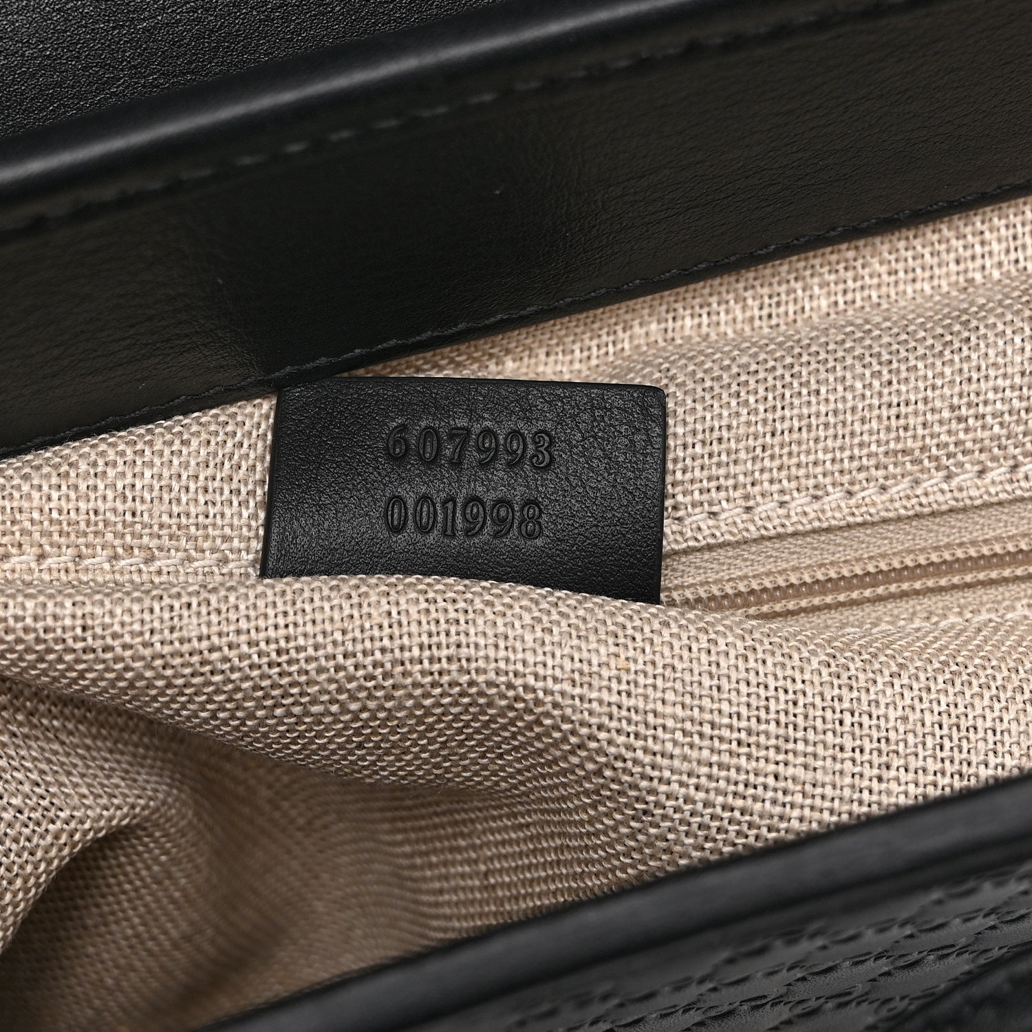 Gucci Microguccissima Drawstring Backpack Black 7 of 11