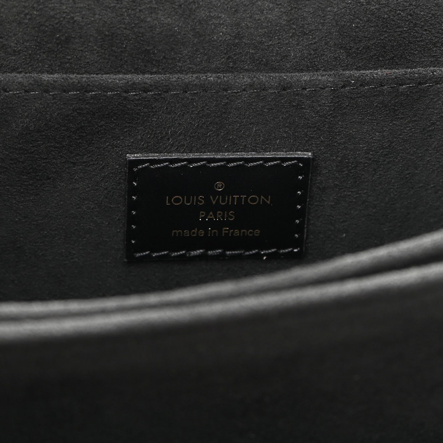 Louis Vuitton Smooth Calfskin Dauphine MM Black 6 of 9