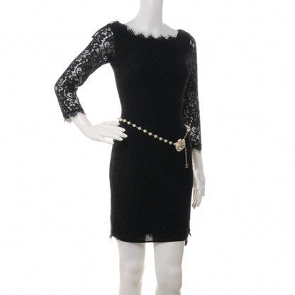 Chanel Pearl and Crystal Enamel Camellia Belt Gold 2 of 6