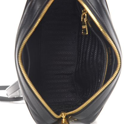 Prada Soft Calfskin Diagramme Camera Bag Black 5 of 9