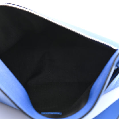 Loewe Calfskin T Pouch Bag Blue 5 of 11
