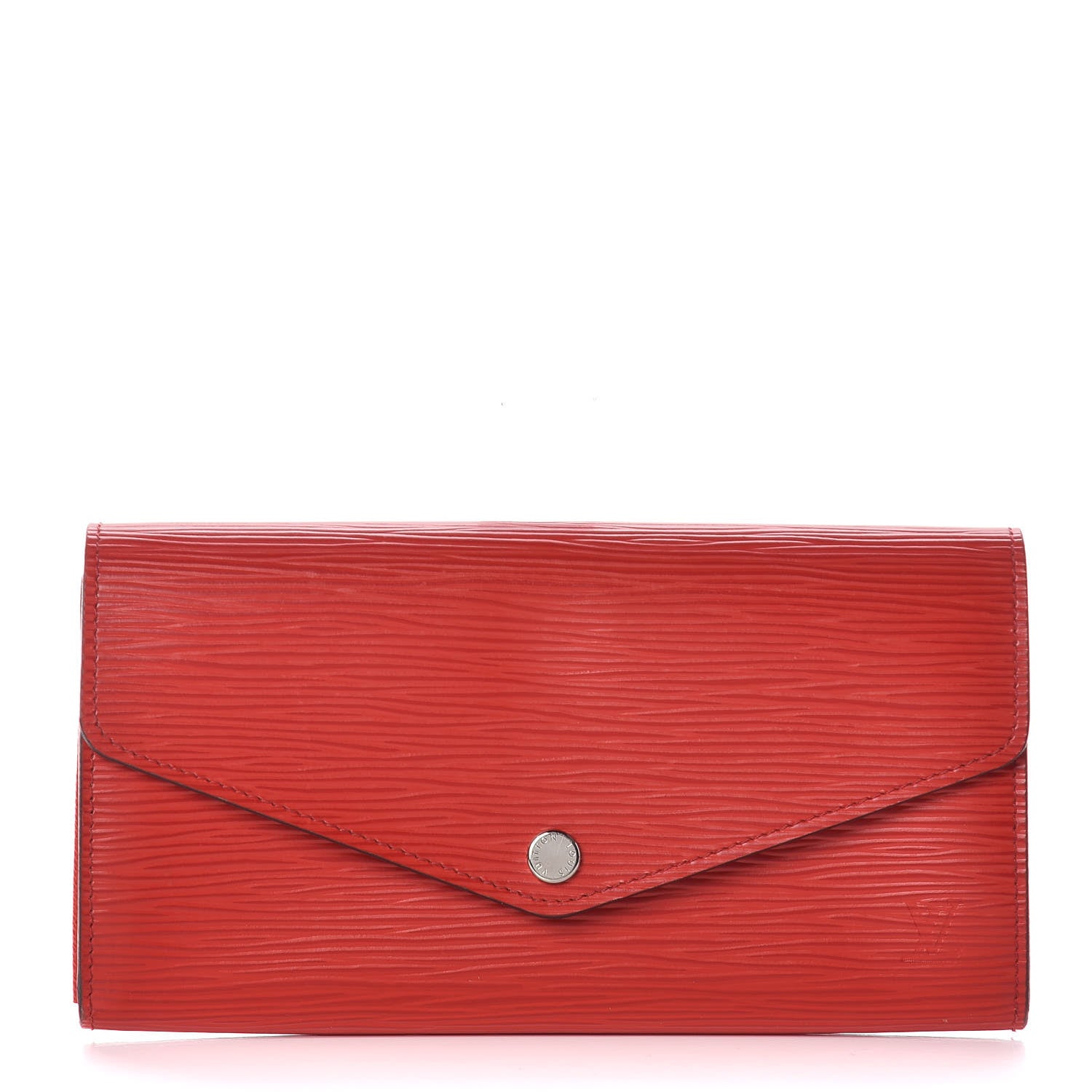 Louis Vuitton Epi Sarah Wallet NM Coquelicot 1 of 9