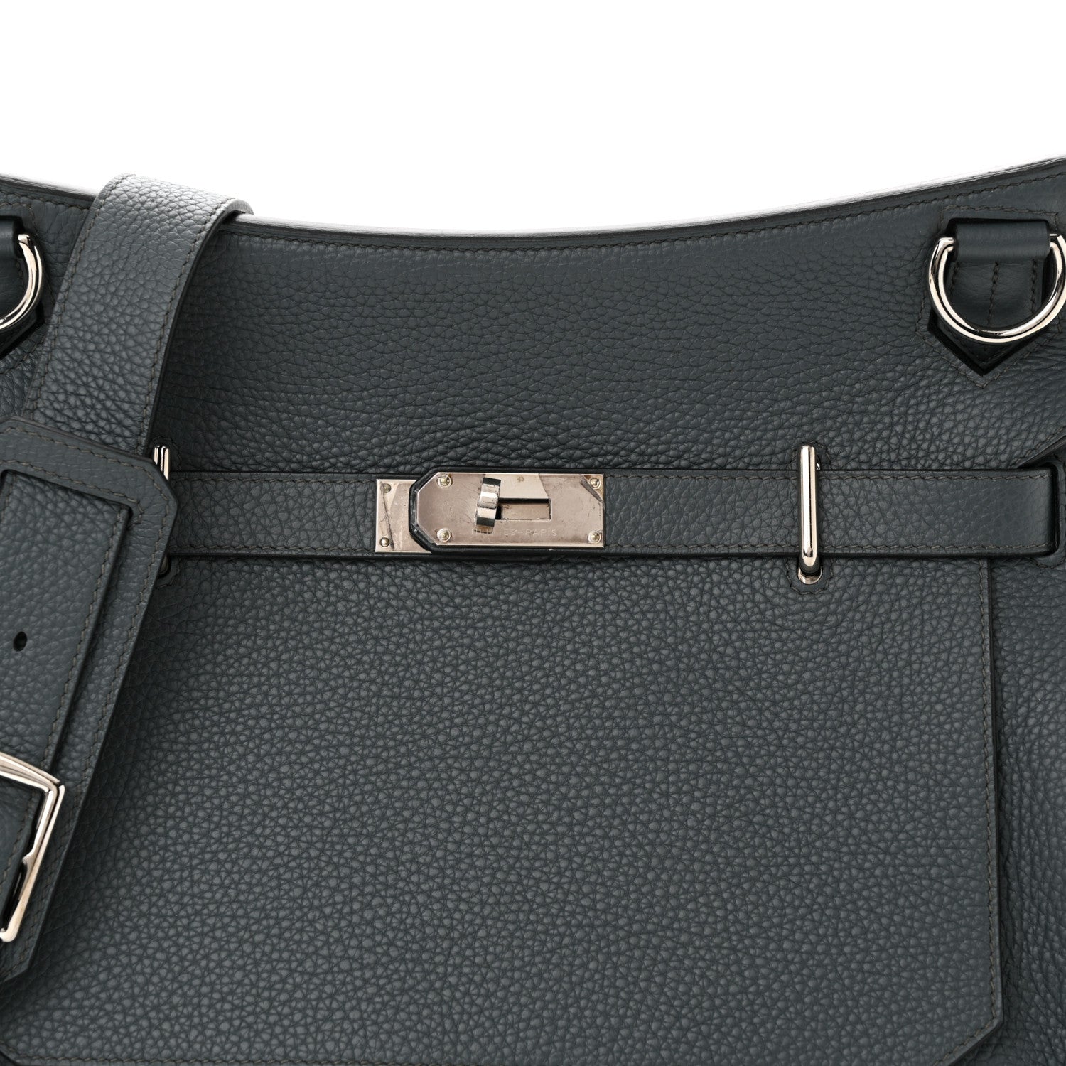 Hermes Taurillon Clemence Jypsiere 31 Bleu Ocean 8 of 11